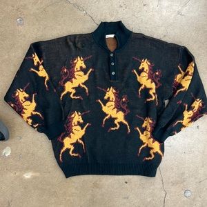 Anne Pinkerton Unicorn sweater